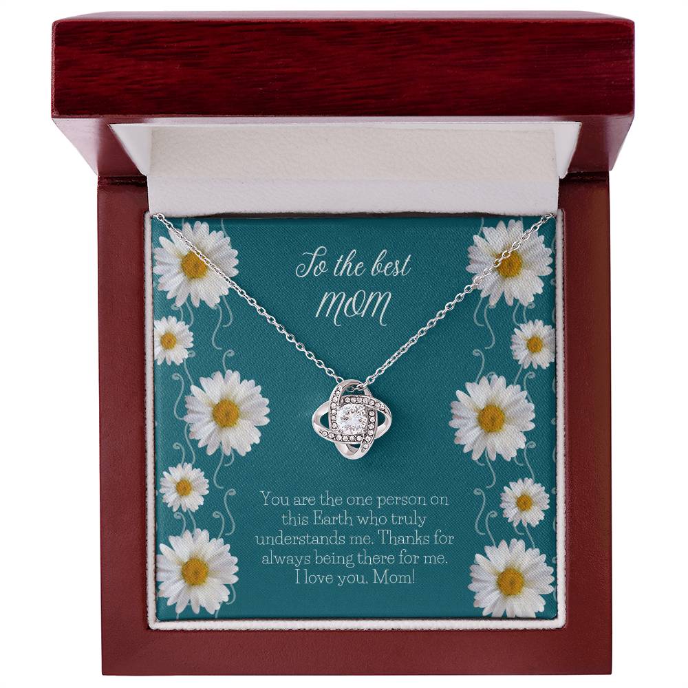 "Daisies" Love Knot Necklace for Mothers' Day - Gift For Mother A Special Thing
