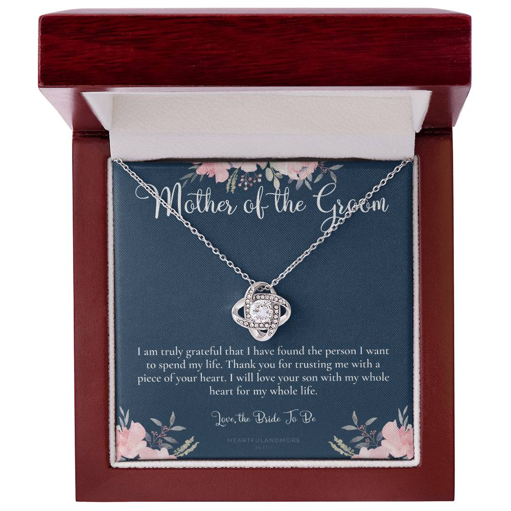 Mother of the Groom Gift Necklace, Wedding Gift, Bridal Party, Rehearsal Dinner, Man of My Dreams, Parent of Groom, Mother in Law Gift