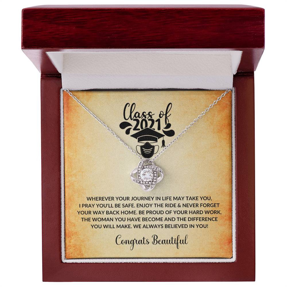 (Almost Gone) Class of 2021 - Always Believed In You - Graduation Necklace