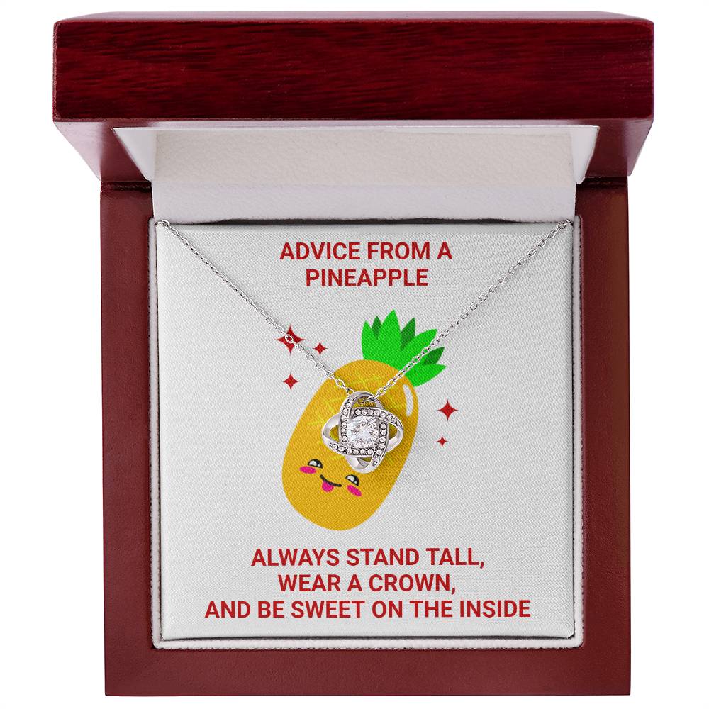 Advice From a Pineapple Sparkling Necklace