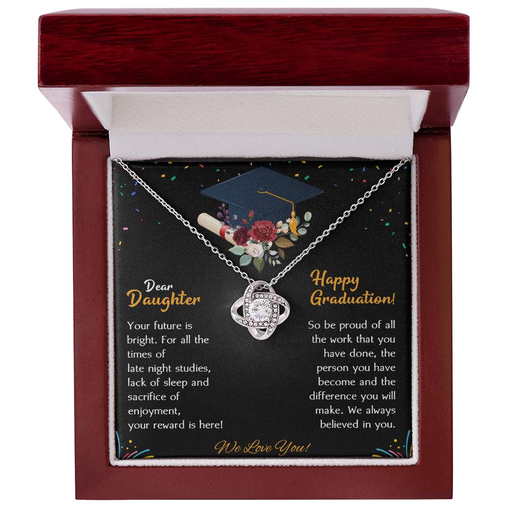 (Almost Gone) Class of 2021 - Dear Daughter So Proud of You - Limited Edition Graduation Necklace