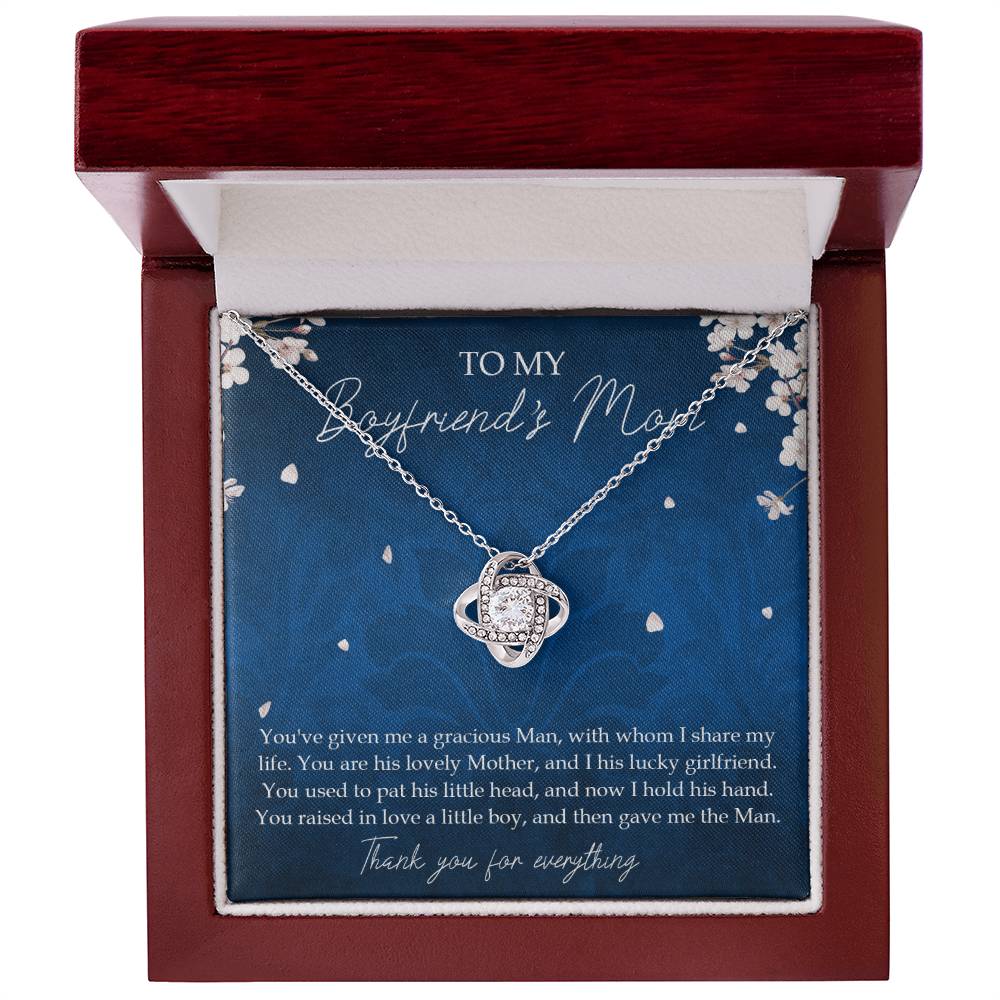 To my Boyfriend's Mom - Thank you for everything Necklace