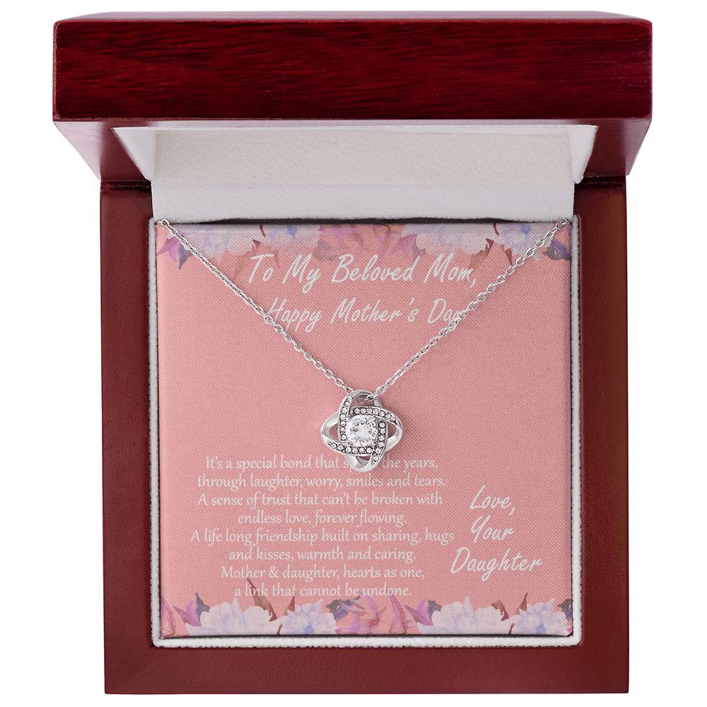 "Special Bond" - Mother's Day Necklace -  To My Loving Mom – Happy Mother’s Day
