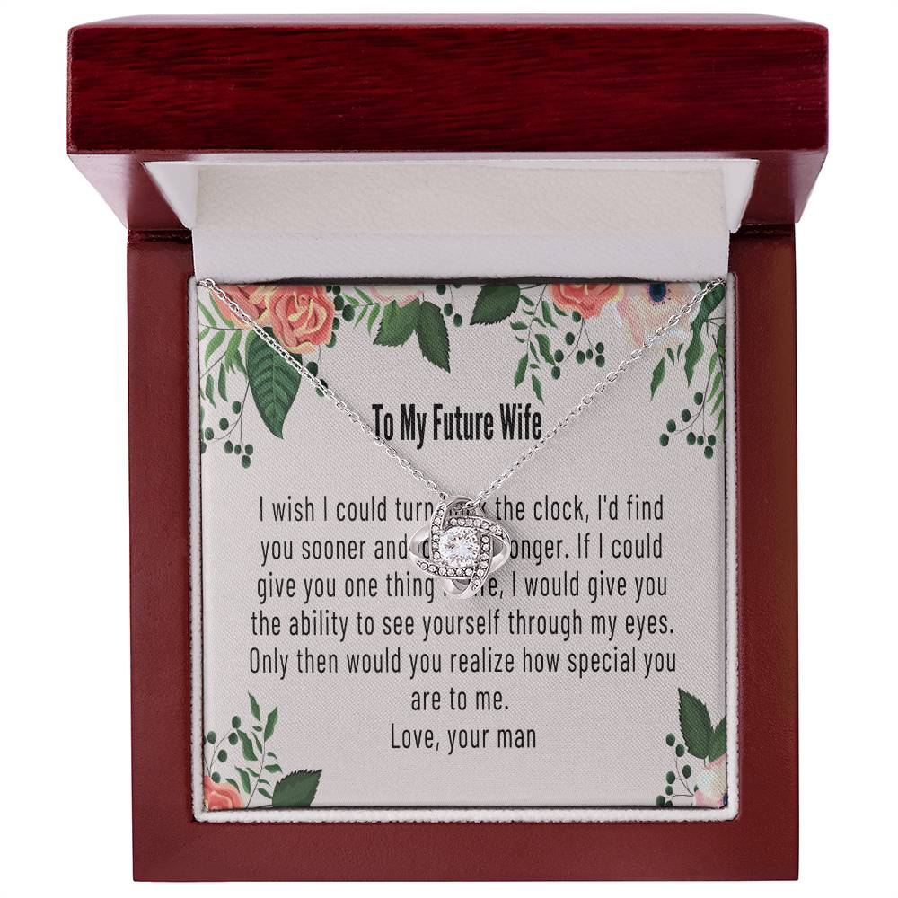 To My Future Wife Love You To The Moon Necklace, Future Wife Gift, Engagement Gift For Her, Future Wife Gift, Romantic Jewelry Gift