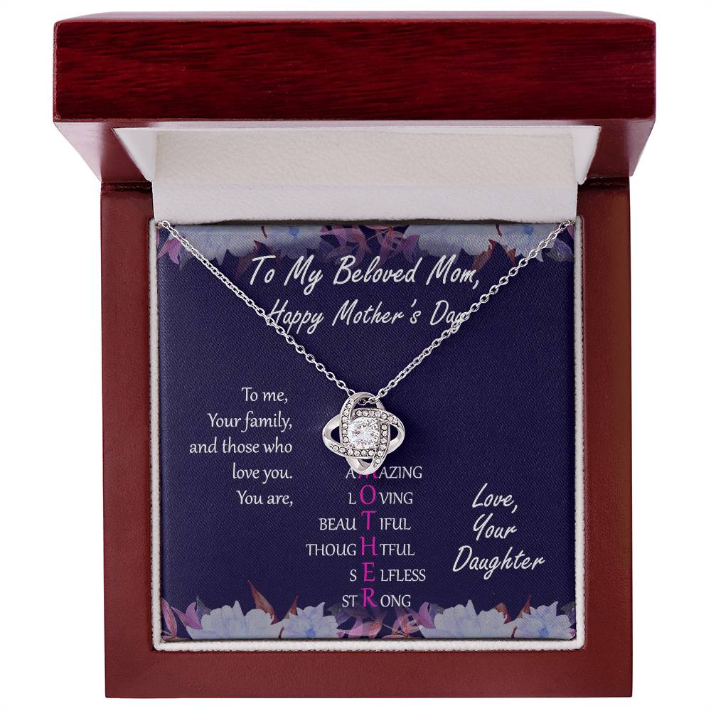 "Mother" Mother's Day Necklace -  To Love For Mom