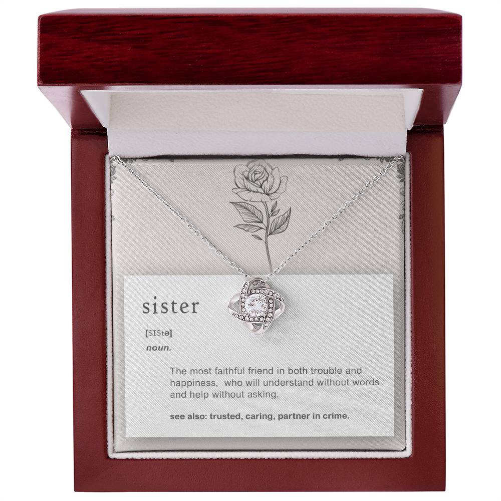 Perfect & Most Unique Gift for Sister - 925 Sterling Silver Pendant