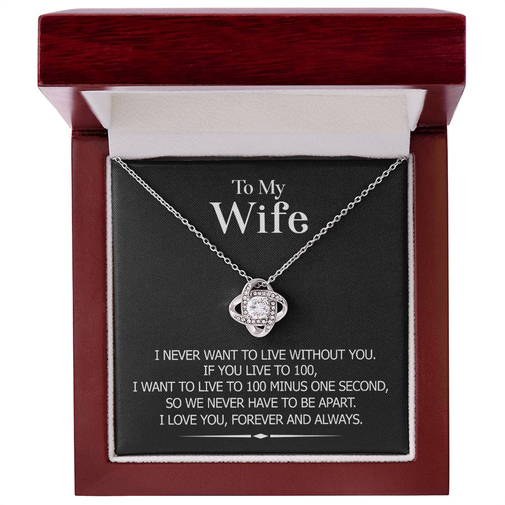 (Almost Gone!) to My Wife - Necklace - Never To Be Apart