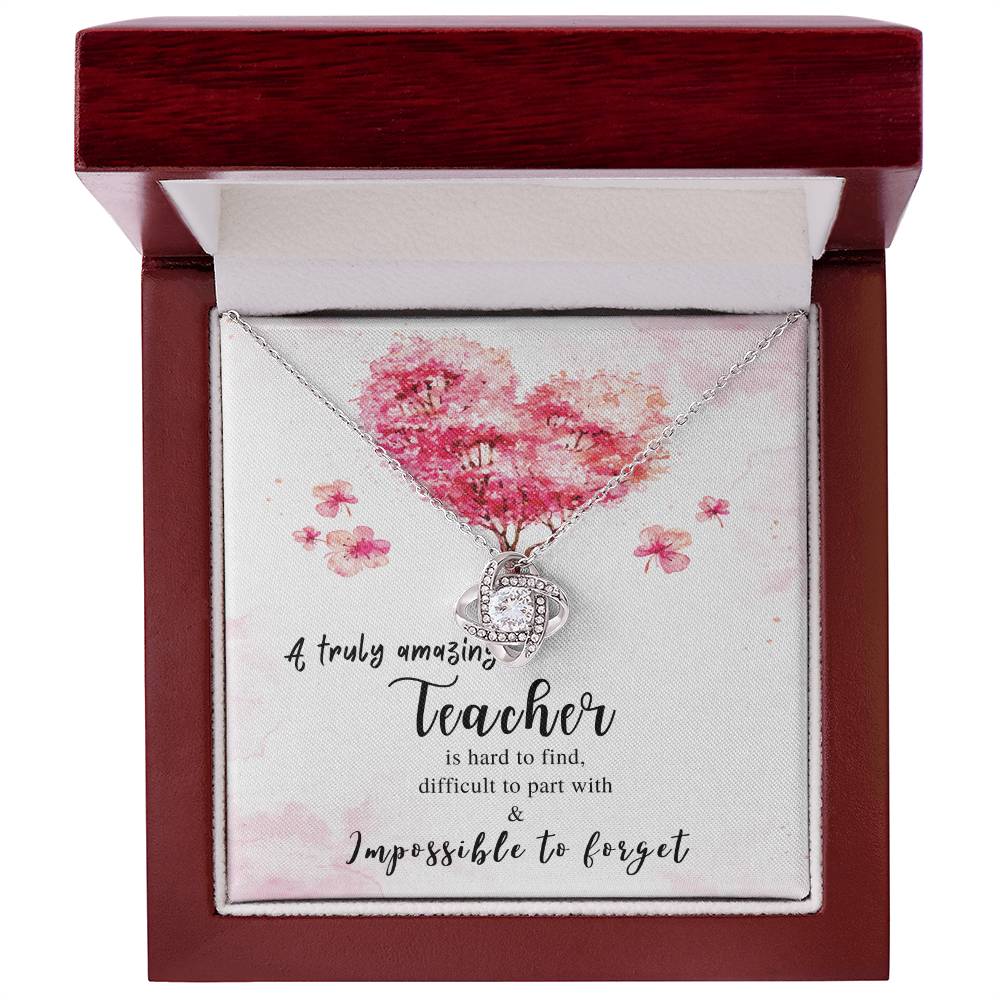 Teacher Gift | Gift for Teacher Necklace | a Truly Amazing Teacher Appreciation Gift