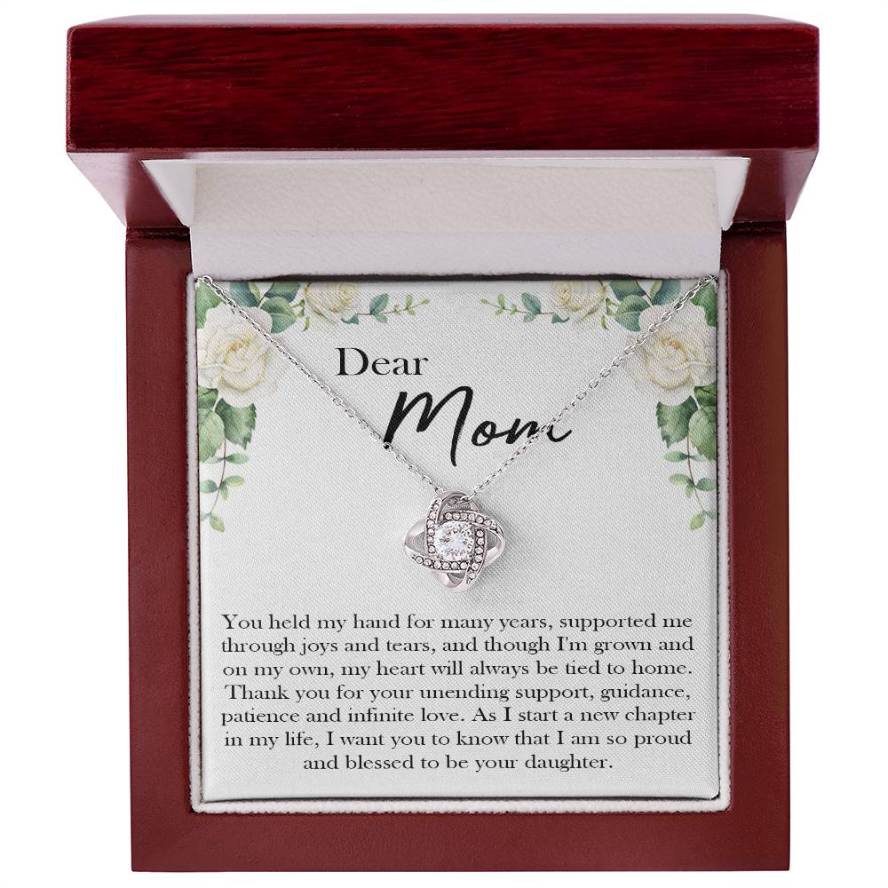 Mother of the Bride Gift From Daughter, to My Mom Necklace, Mother Daughter Necklace, Mom Birthday Gift