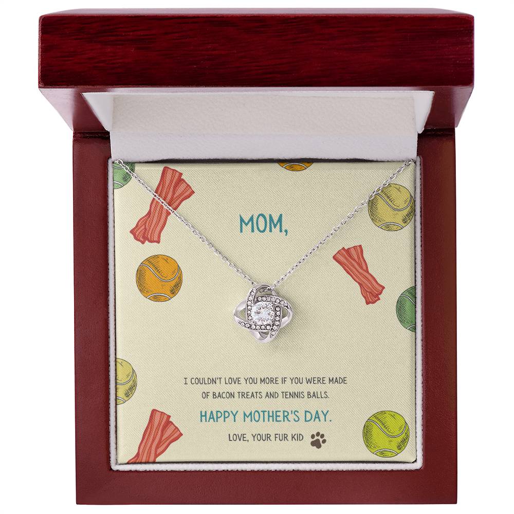 "I Couldn't Love You More" - Mother's Day Love Knot Necklace -  Gift For Mother - Mother’s Day, Women’s Day
