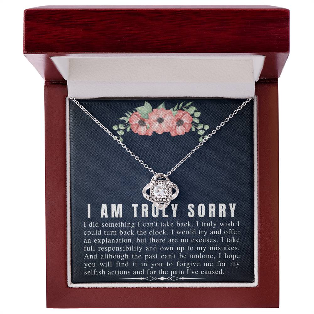 I'm Sorry Gift Apology Gift Necklace for Her, Please Forgive Me Gift Wife, Girlfriend, Friend, Forgiveness, Forgive Necklace