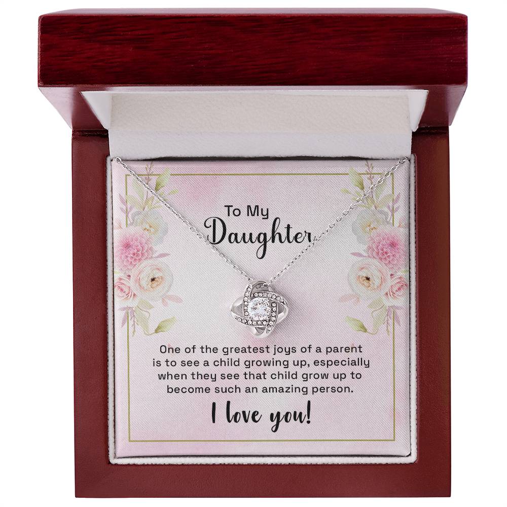 To My Daughter Necklace - Gift For Her