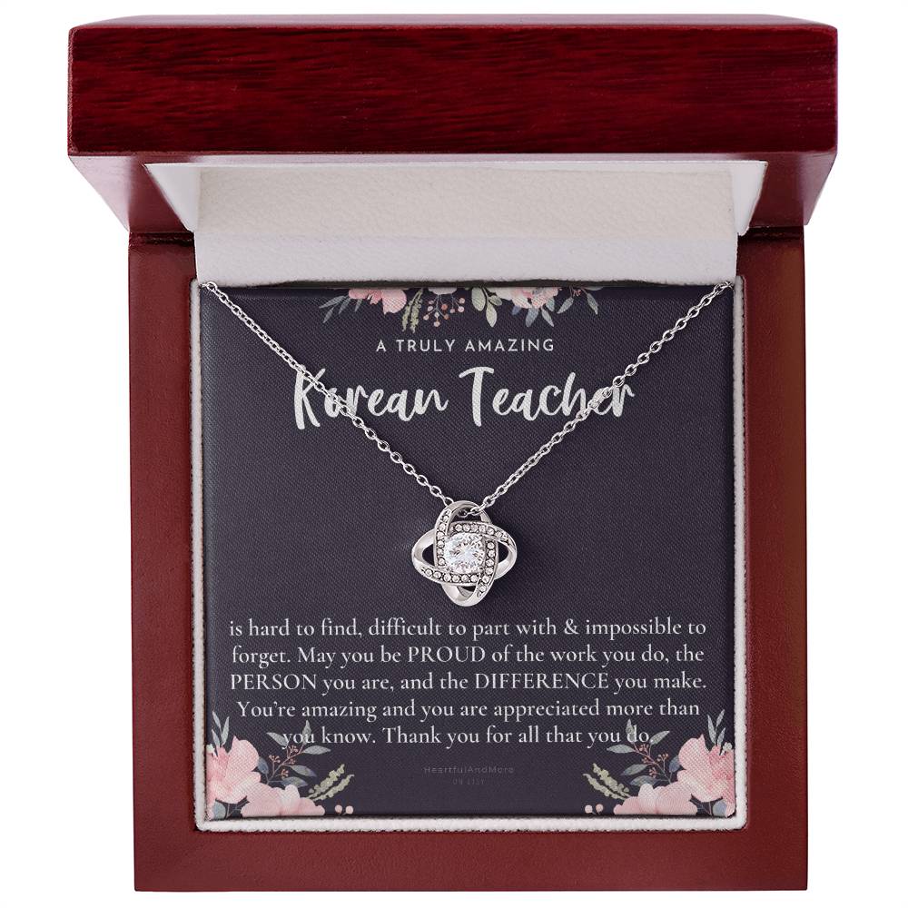Gift For Korean Teacher, Korean Teacher Appreciation Gift, A Truly Amazing Korean Teacher Gift