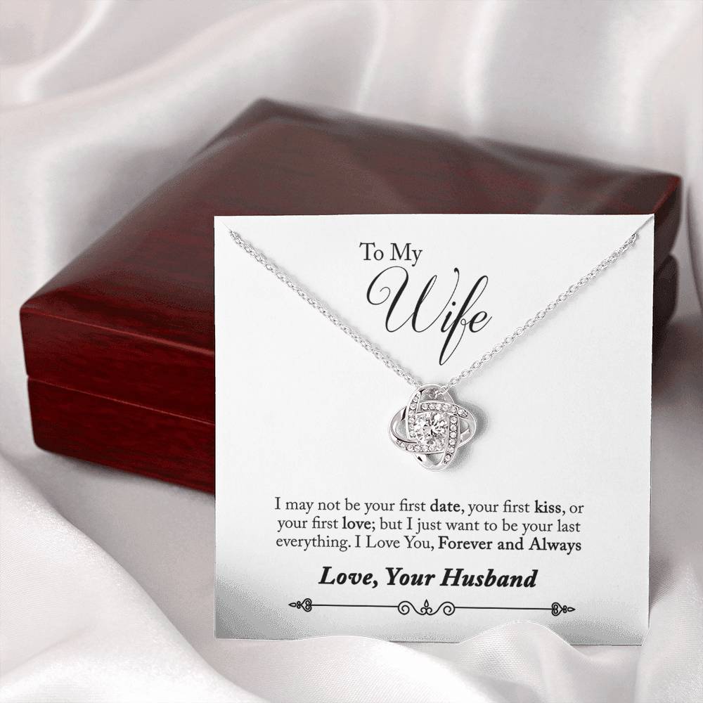 " Gift for Wife " Necklace -  First Love, First Kiss, First Date