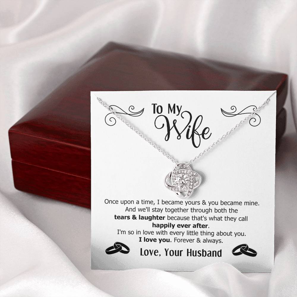 (Almost Gone!) to My Wife - Necklace - Happily Ever After