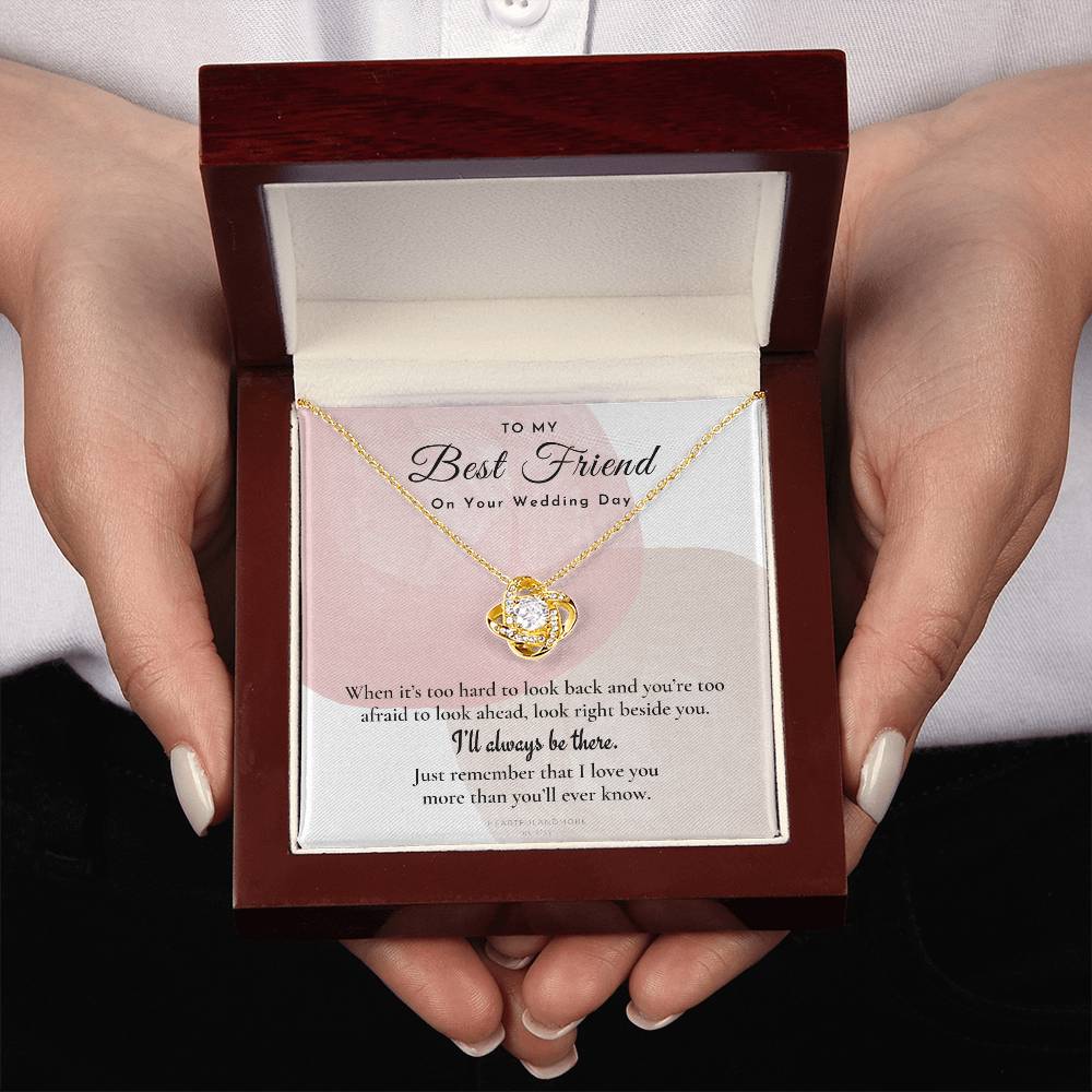 Best Friend Gift on Her Wedding Day, Best Friend to Bride Necklace, Best Friend Gift to Bride, Bride Gift From Maid of Honor, to My Best Friend