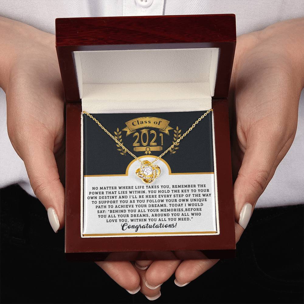 (Almost Gone ) Class of 2021 - Class 2021 - Necklace - Congratulations - Happy Graduation Day