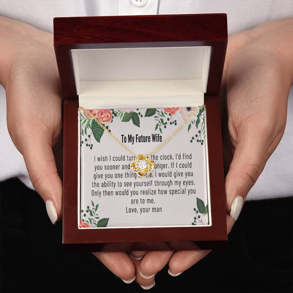 To My Future Wife Love You To The Moon Necklace, Future Wife Gift, Engagement Gift For Her, Future Wife Gift, Romantic Jewelry Gift
