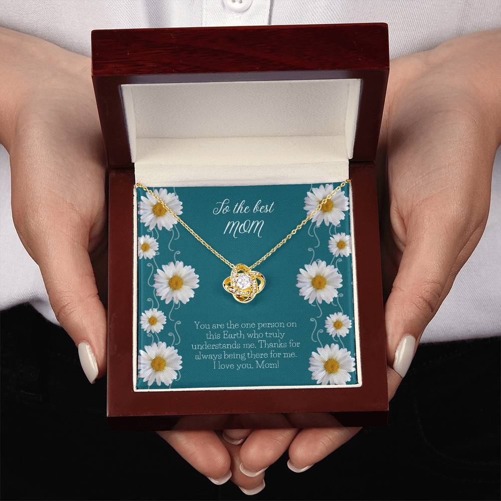 "Daisies" Love Knot Necklace for Mothers' Day - Gift For Mother A Special Thing