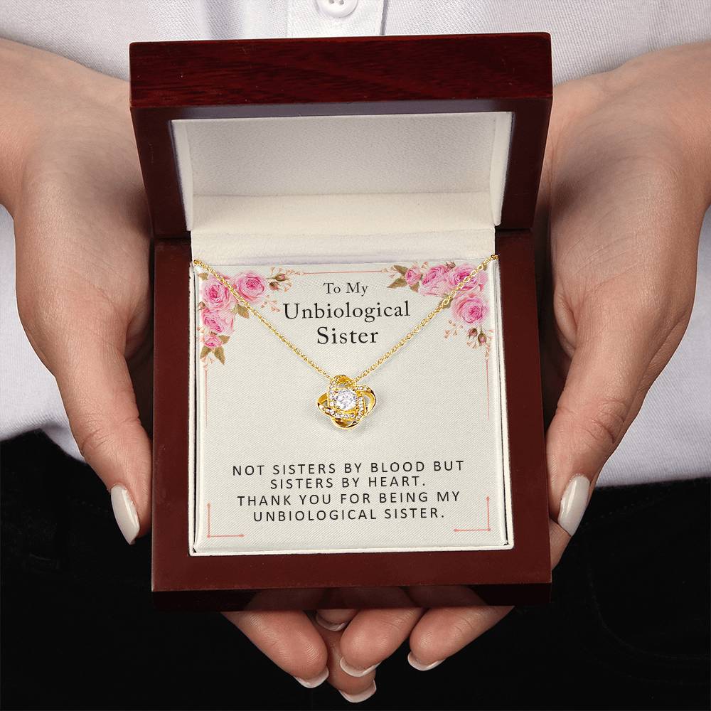 Unbiological Sister Necklace - Birthday Gifts for Best Friend