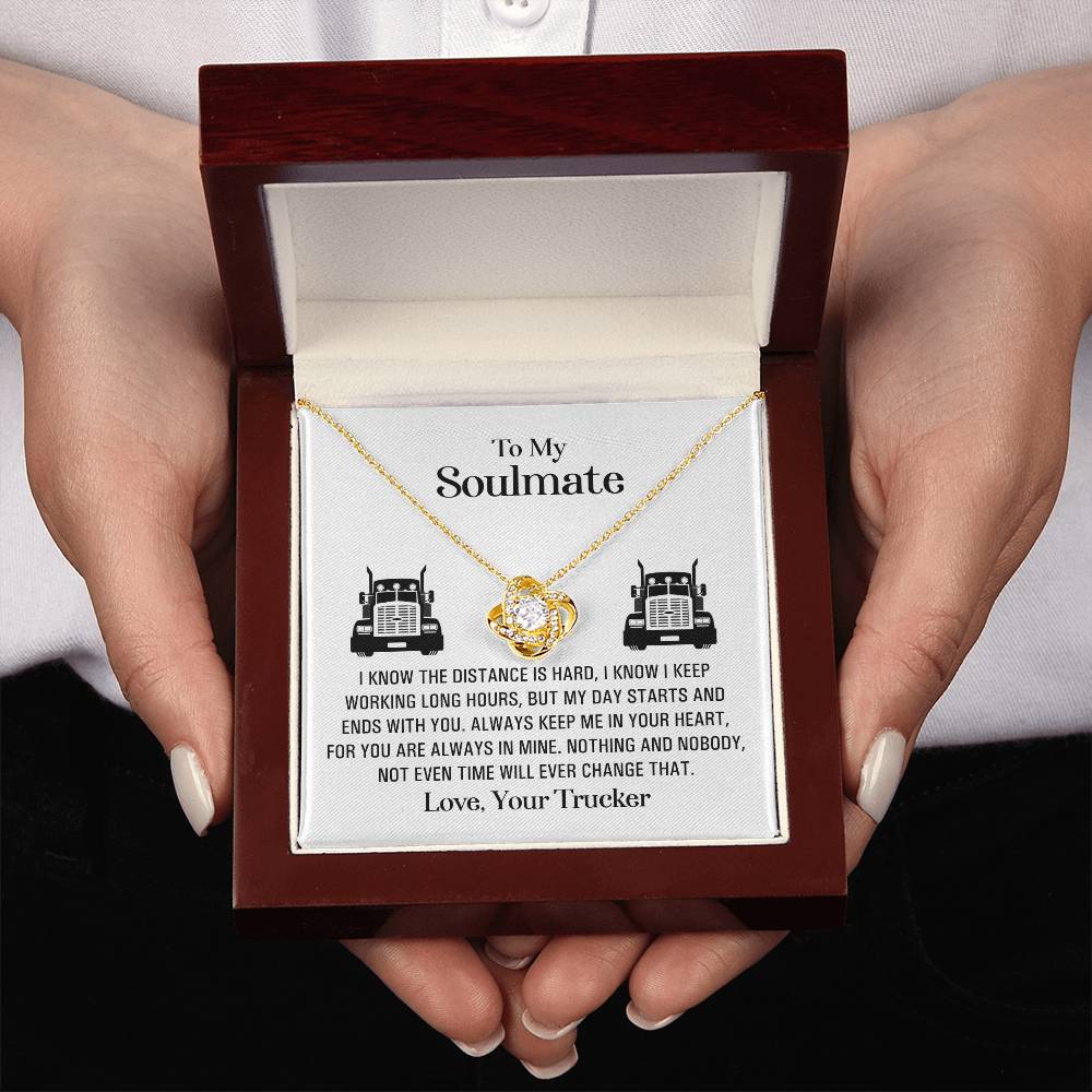 (Almost Gone!) Soulmate Necklace - You Are Always In Mine