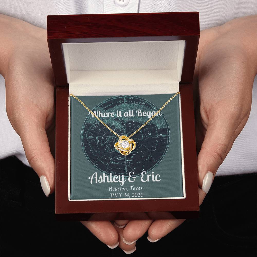 Stars Anniversary Gift – Our journey started here and will last forever - Wedding Day