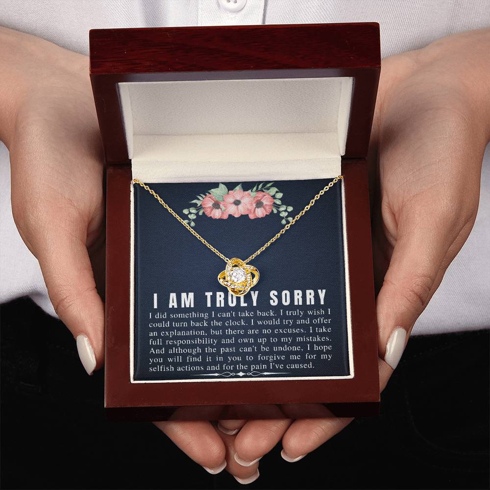 I'm Sorry Gift Apology Gift Necklace for Her, Please Forgive Me Gift Wife, Girlfriend, Friend, Forgiveness, Forgive Necklace