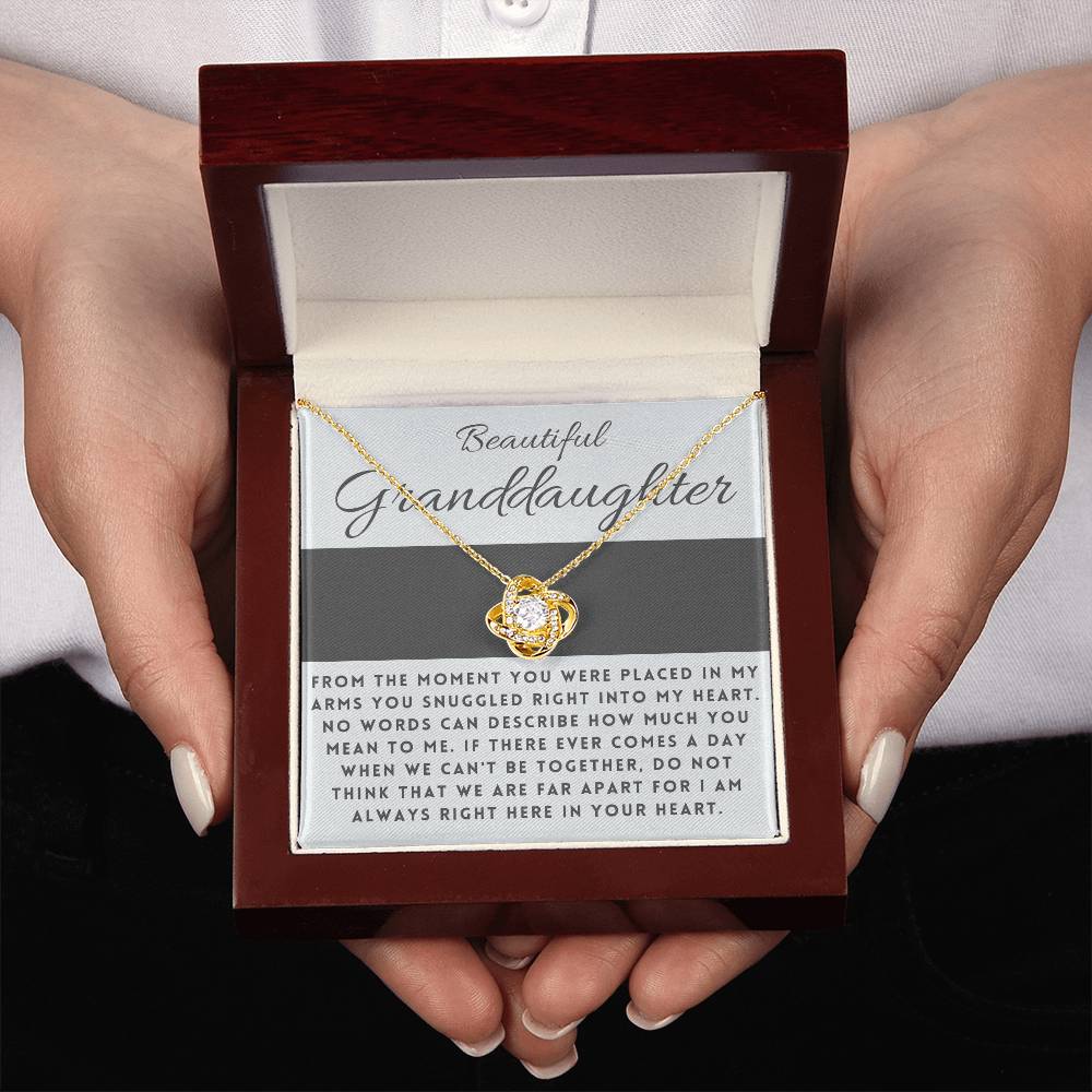 (Almost Gone) Cute Granddaughter Necklace - Gift from Grandma with Love