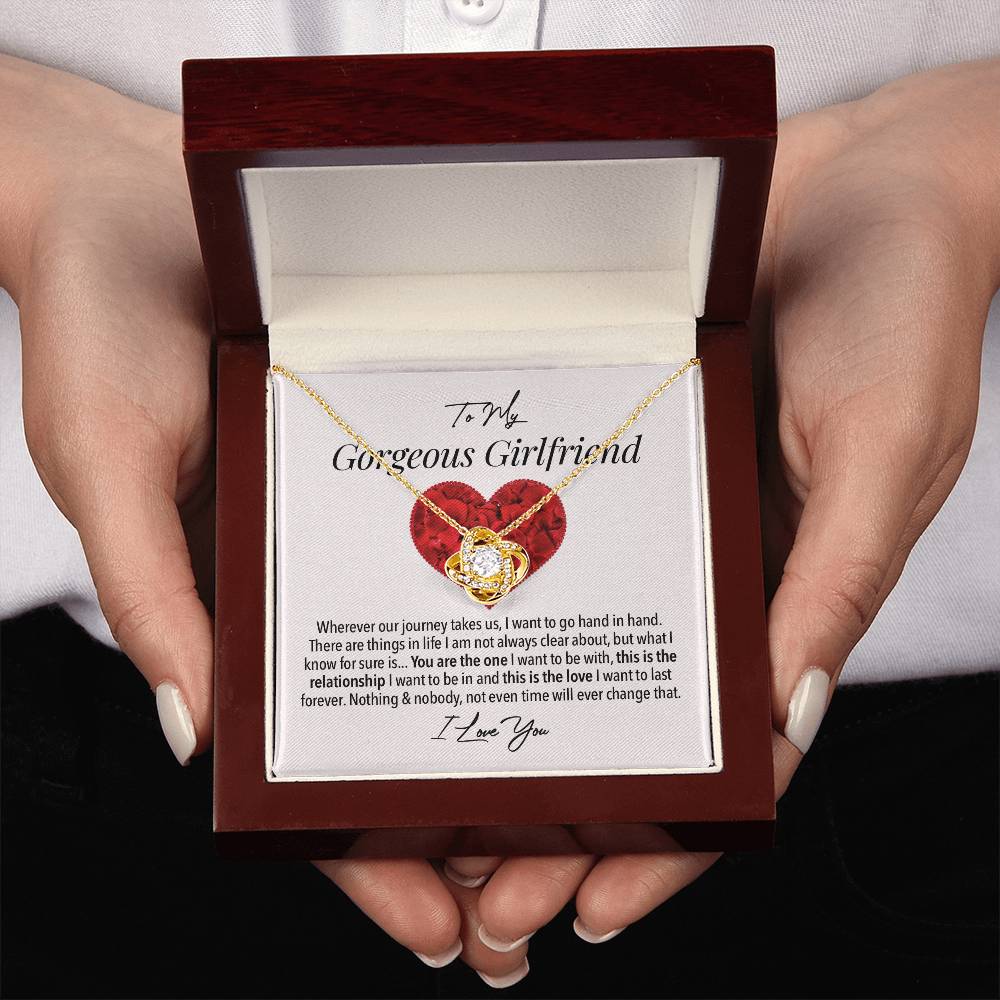 Girlfriend Forever Love Necklace - My Forever Valentine on Valentine’s Day