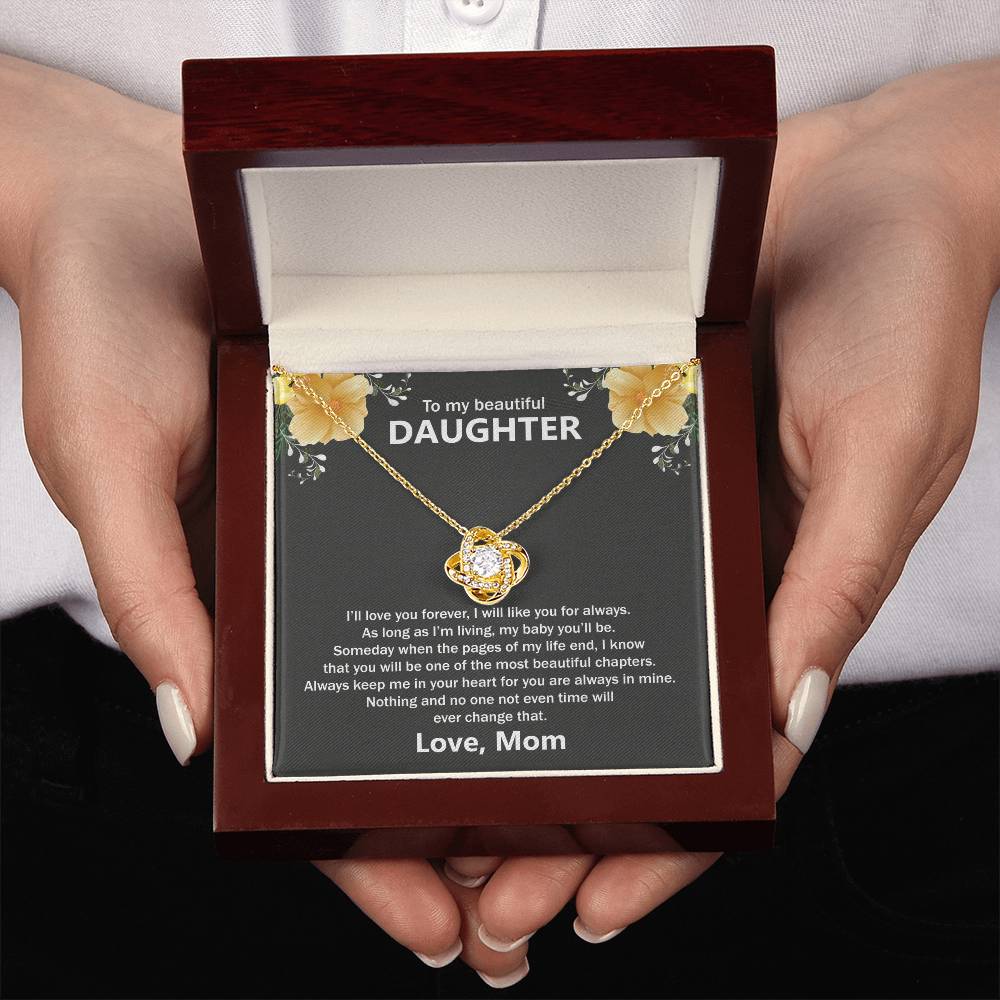 [Almost Gone] Love Knot Necklace - to Beautiful Daughter💖