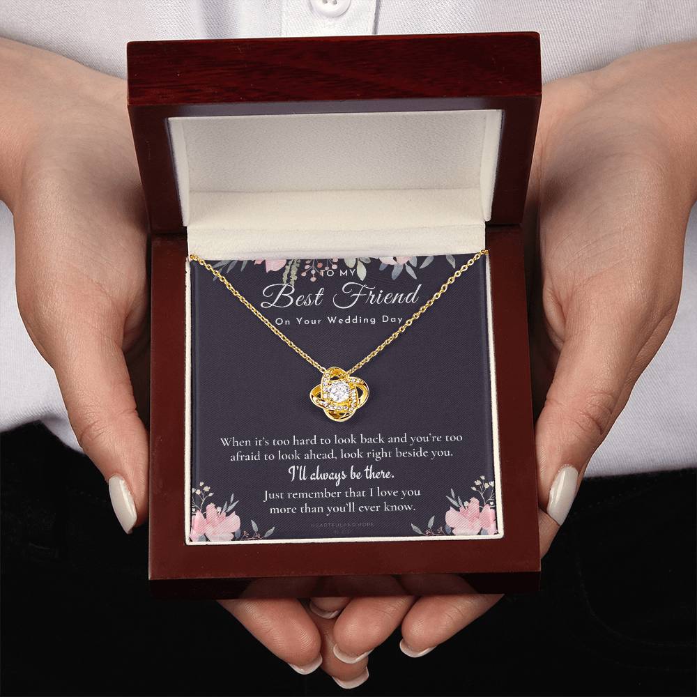 Best Friend Gift on Her Wedding Day, Best Friend to Bride Necklace, Best Friend Gift to Bride, Bride Gift From Maid of Honor, to My Best Friend