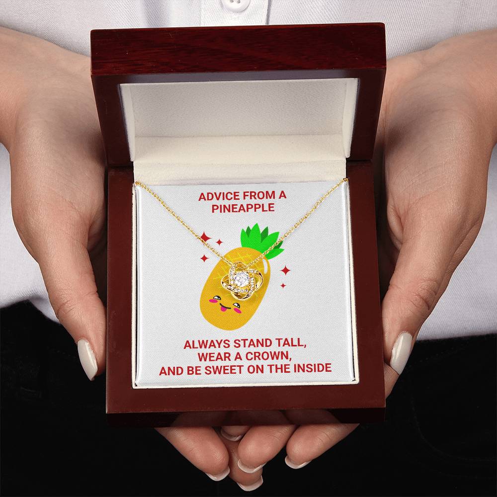 Advice From a Pineapple Sparkling Necklace
