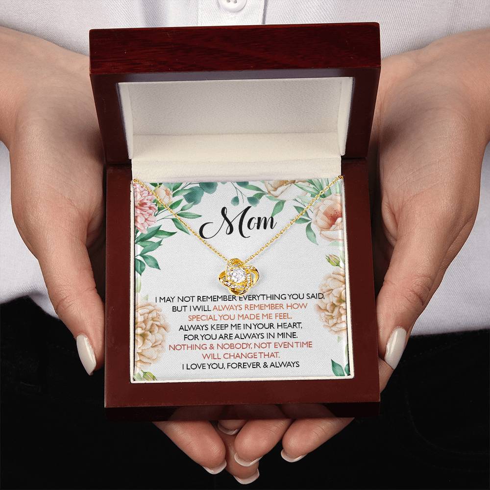 (Almost Gone!) Mother's Day Gift - Keep Me In Your Heart  - Special Mother’s Day Jewelry