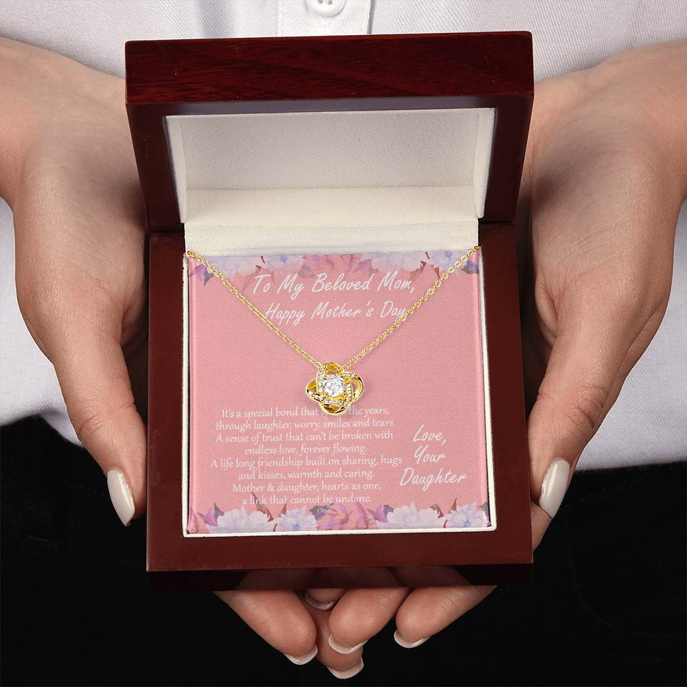 "Special Bond" - Mother's Day Necklace -  To My Loving Mom – Happy Mother’s Day