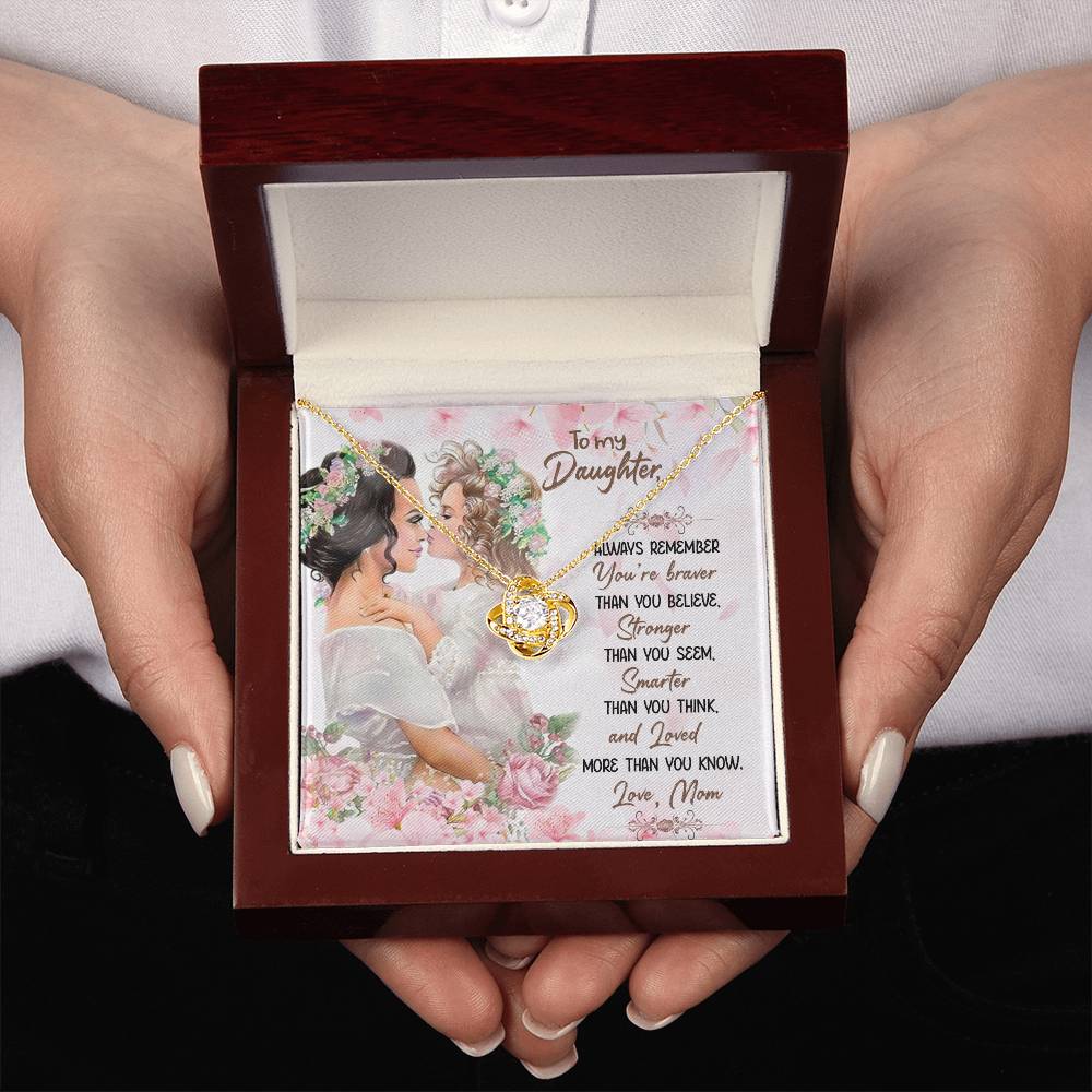 To My Daughter Necklace – Forever my pride and joy - Christmas