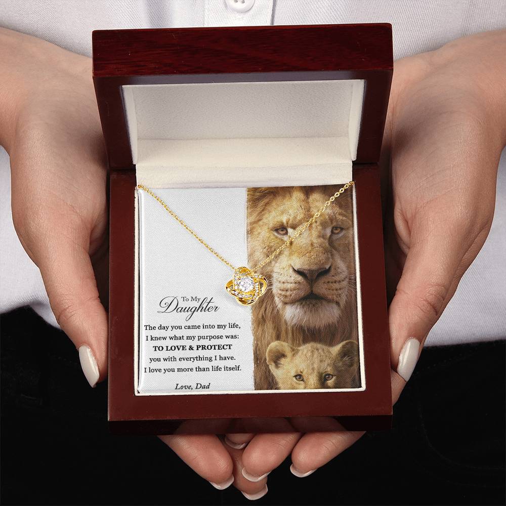 Necklace to Daughter – I love you more than life itself - Graduation Day