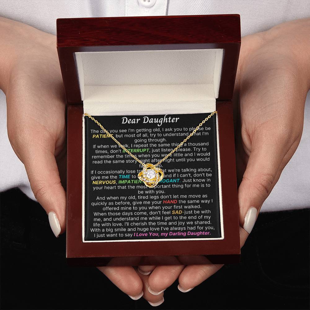 DEAR DARLING DAUGHTER LOVE NECKLACE
