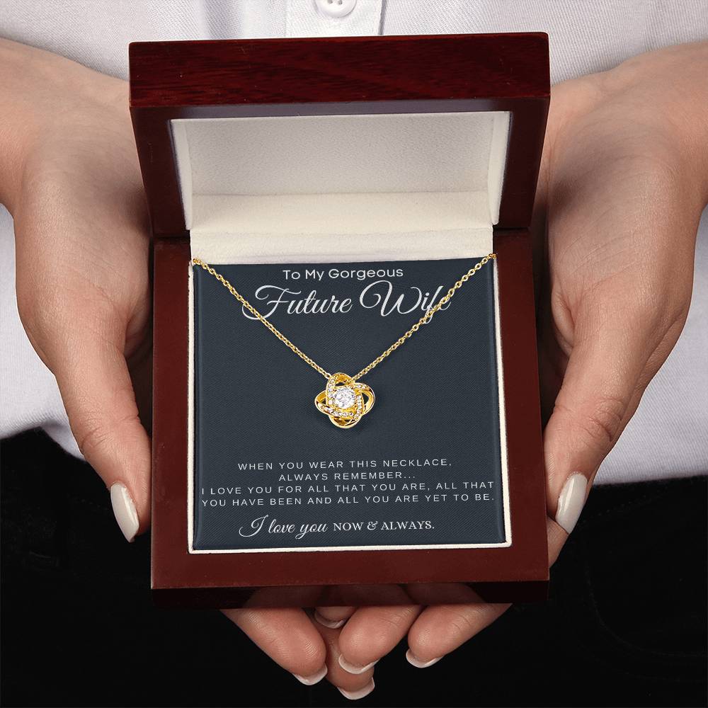 (Almost Gone!) for All That You Are - Future Wife Heart Necklace - Gift For Her