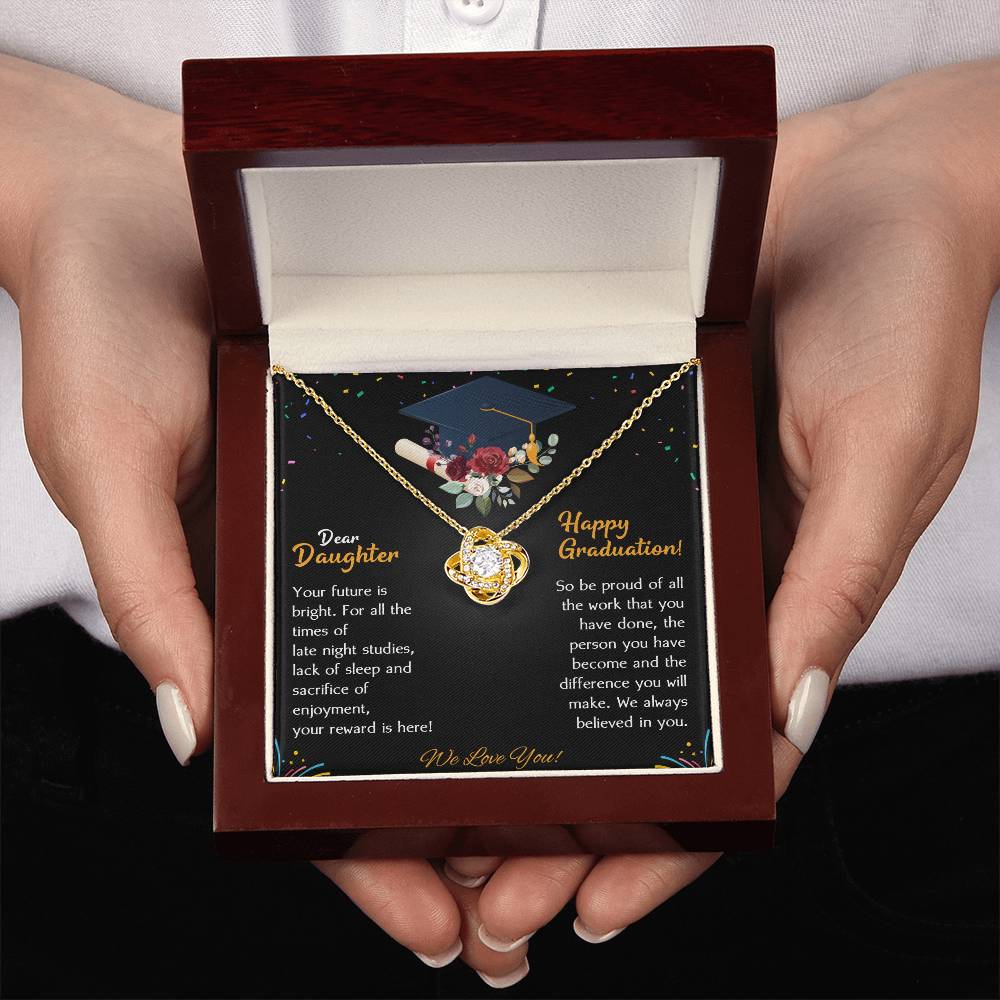 (Almost Gone) Class of 2021 - Dear Daughter So Proud of You - Limited Edition Graduation Necklace