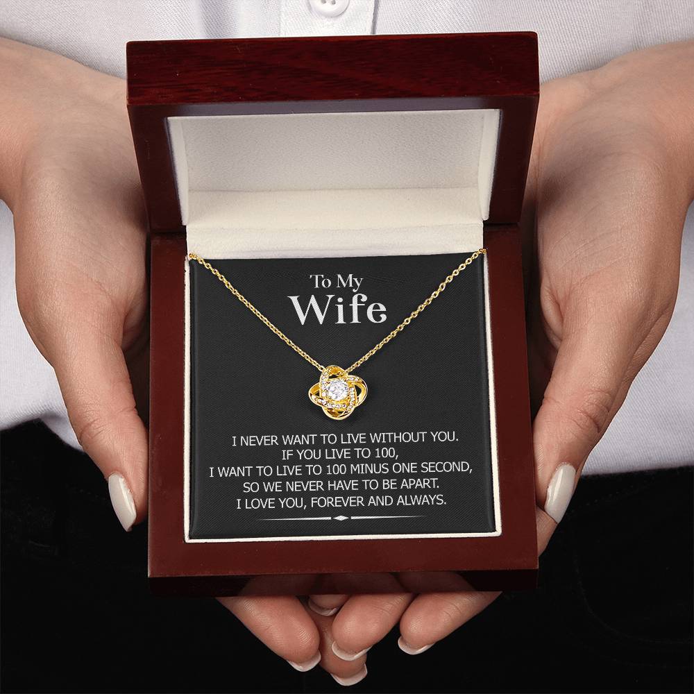 (Almost Gone!) to My Wife - Necklace - Never To Be Apart