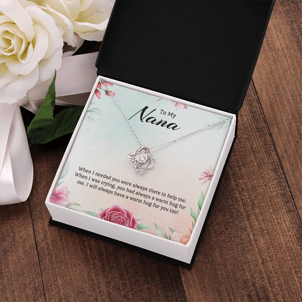 Love Knot Necklace For Nana - A Hug in Every Moment on New Year