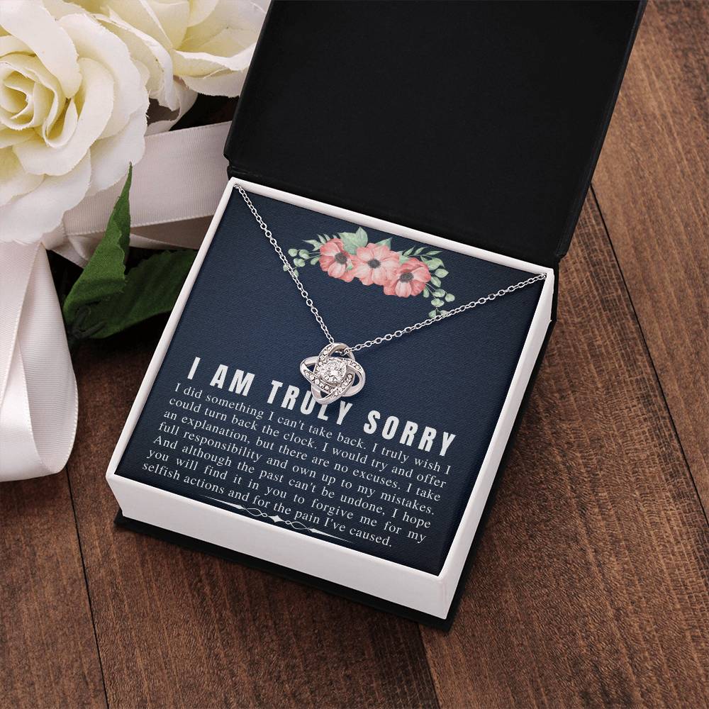 I'm Sorry Gift Apology Gift Necklace for Her, Please Forgive Me Gift Wife, Girlfriend, Friend, Forgiveness, Forgive Necklace