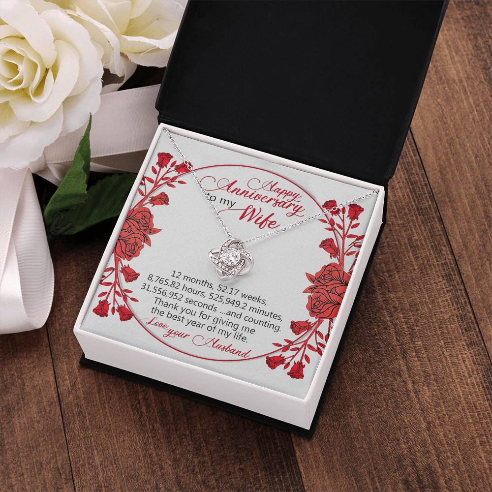 Thanks you for giving me the best year of my life - Happy Aniversary