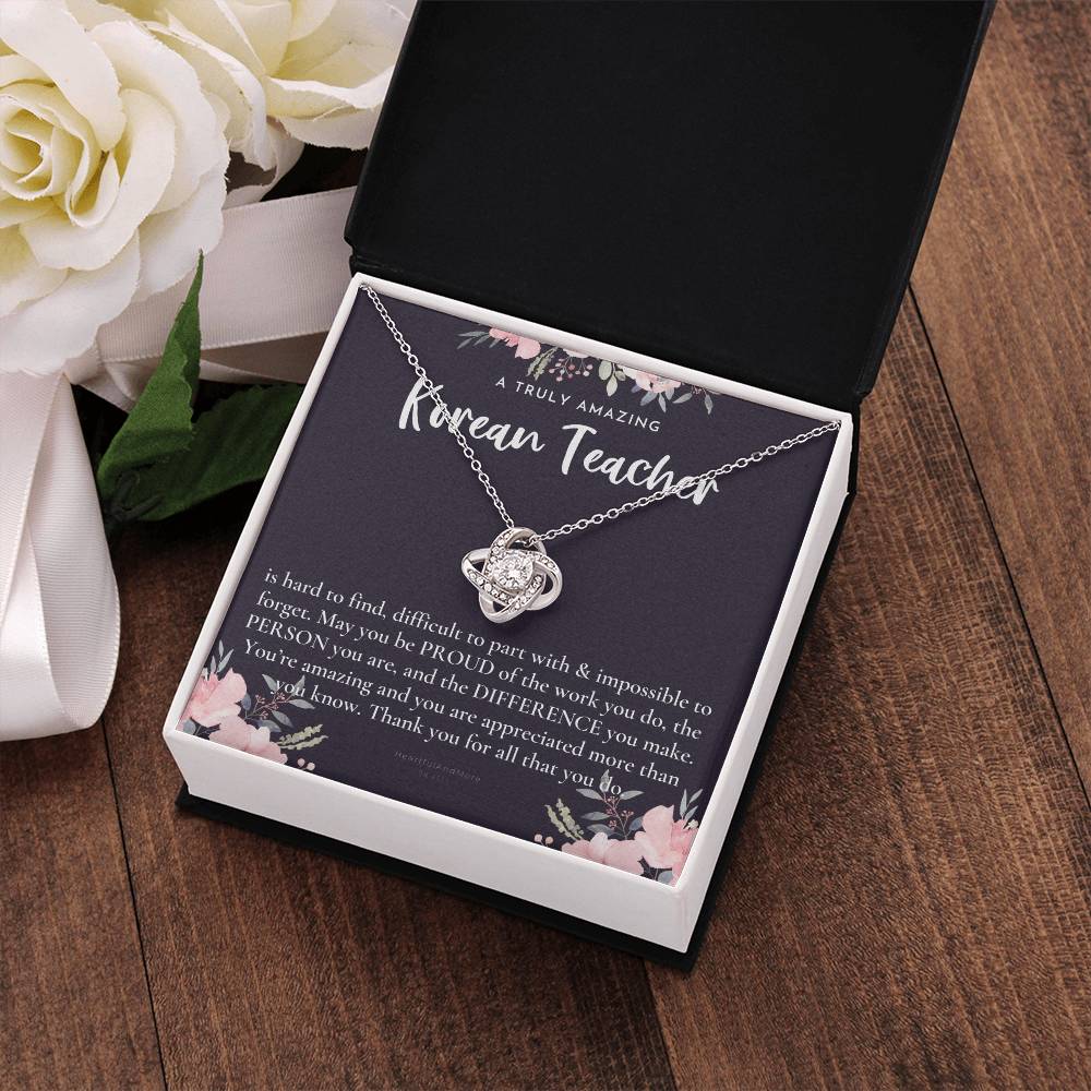 Gift For Korean Teacher, Korean Teacher Appreciation Gift, A Truly Amazing Korean Teacher Gift