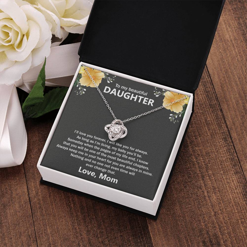 [Almost Gone] Love Knot Necklace - to Beautiful Daughter💖