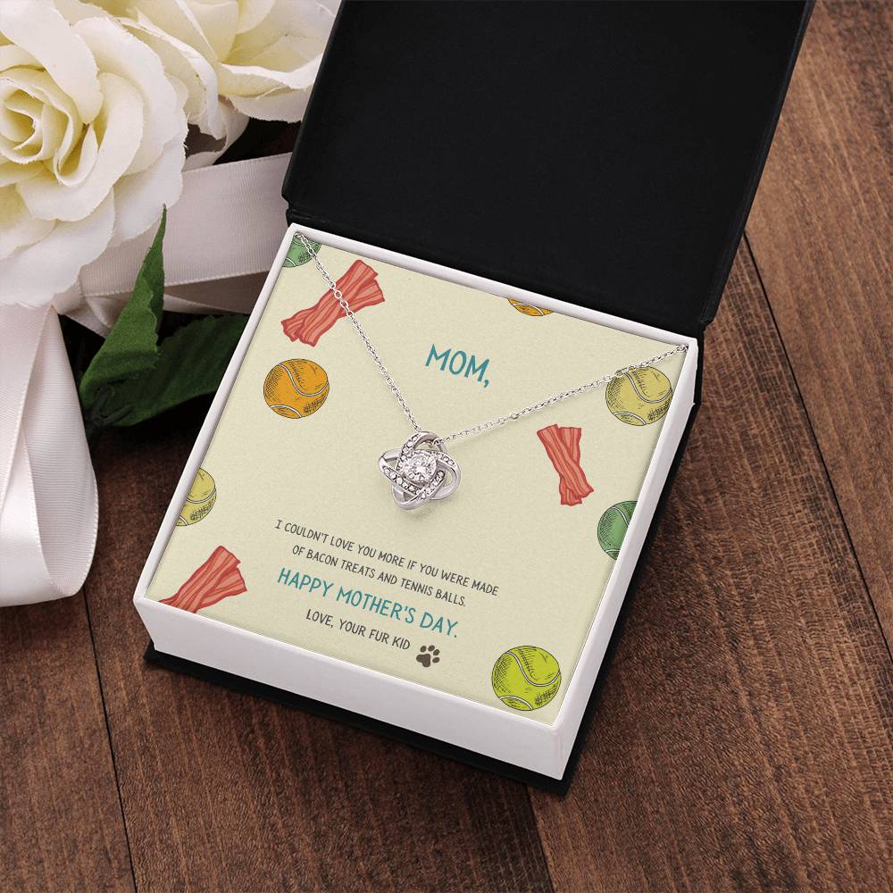"I Couldn't Love You More" - Mother's Day Love Knot Necklace -  Gift For Mother - Mother’s Day, Women’s Day