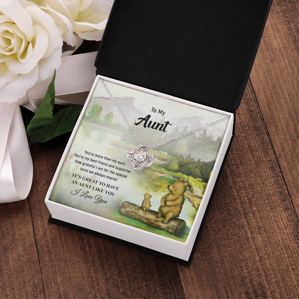 Necklace to My Aunt – It’s great to have an aunt like you - Mother’s Day