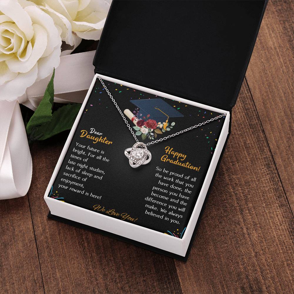 (Almost Gone) Class of 2021 - Dear Daughter So Proud of You - Limited Edition Graduation Necklace
