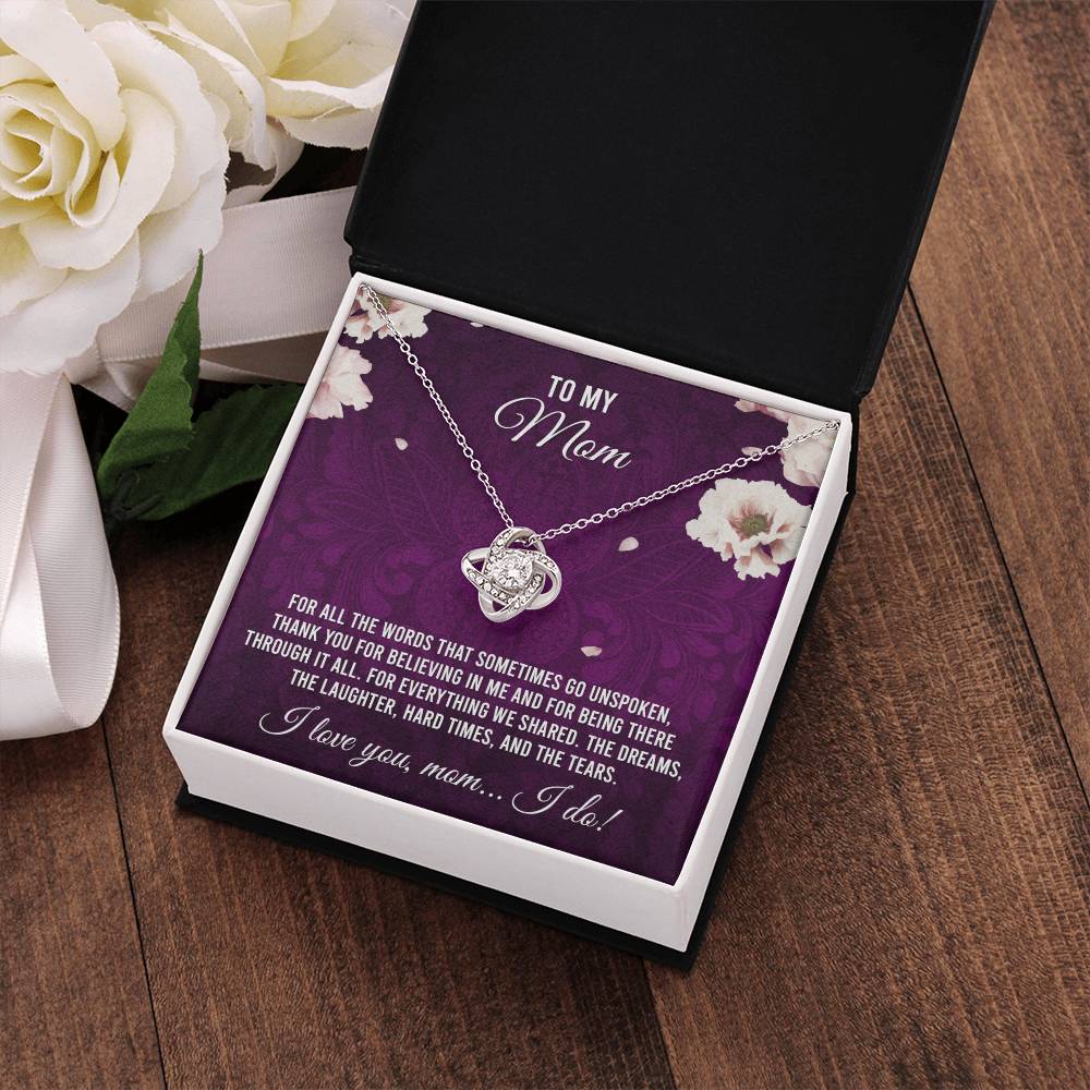 To My Mom - I Love You Necklace