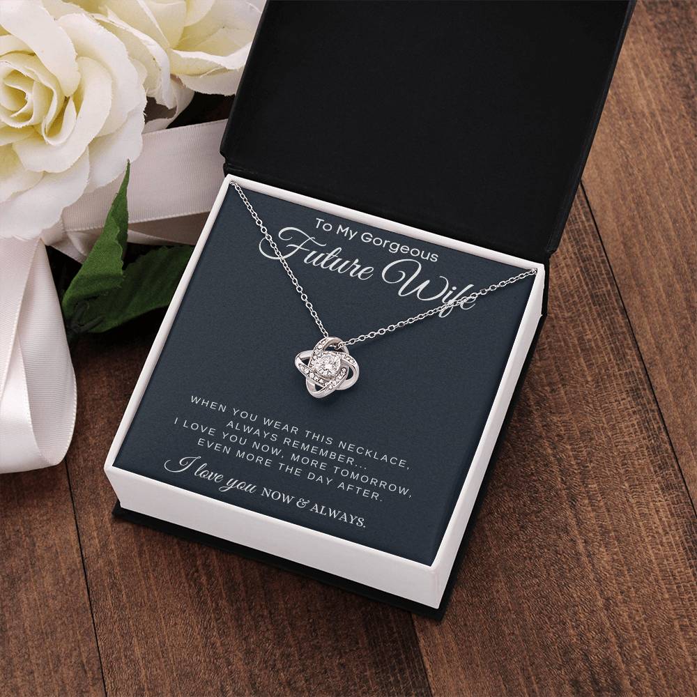 (Almost Gone!) Now & Always - Future Wife Heart Necklace - A Promise of Forever Love – Engagement Gift